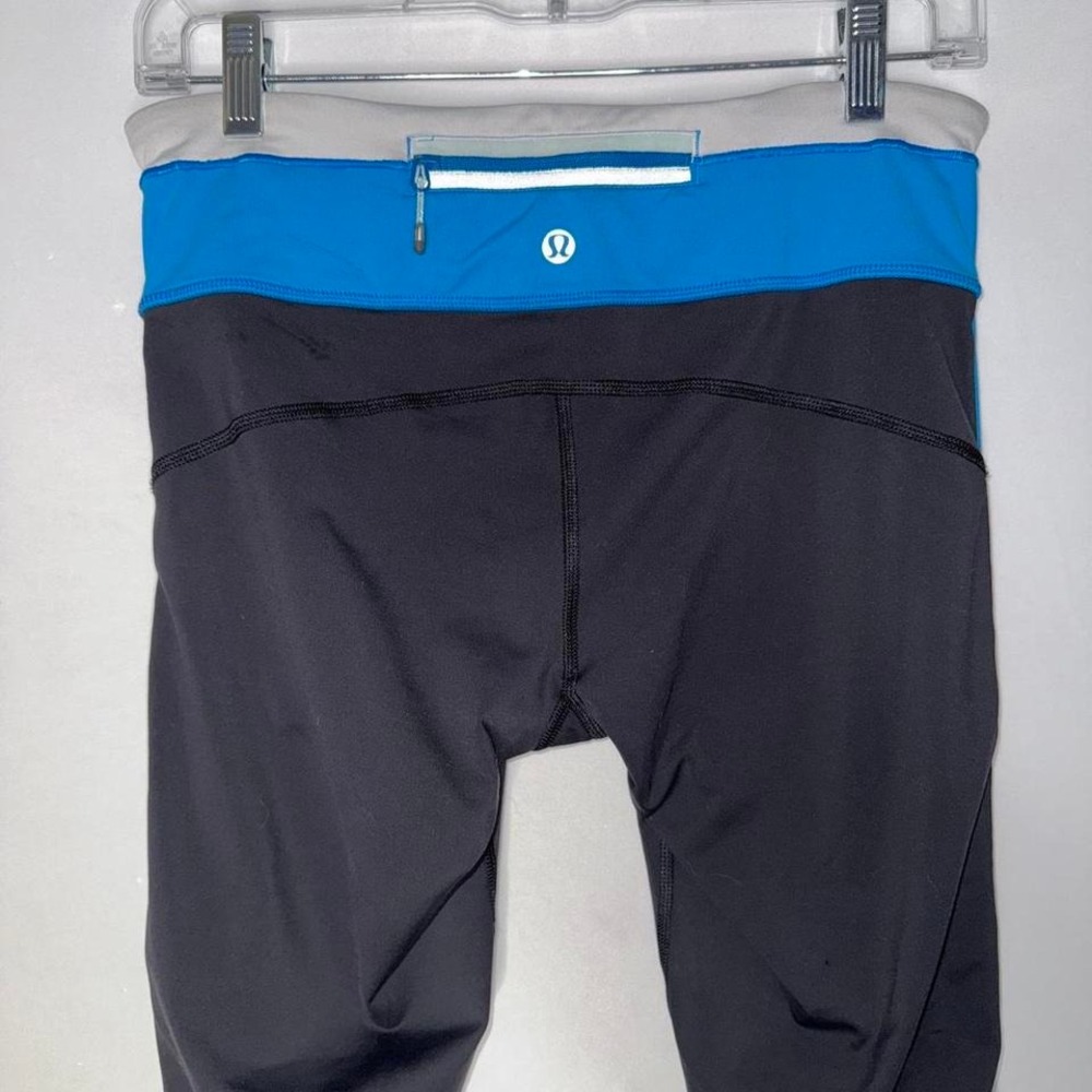 Lululemon Athletic‎ Leggings Black and Blue - Picture 5 of 5
